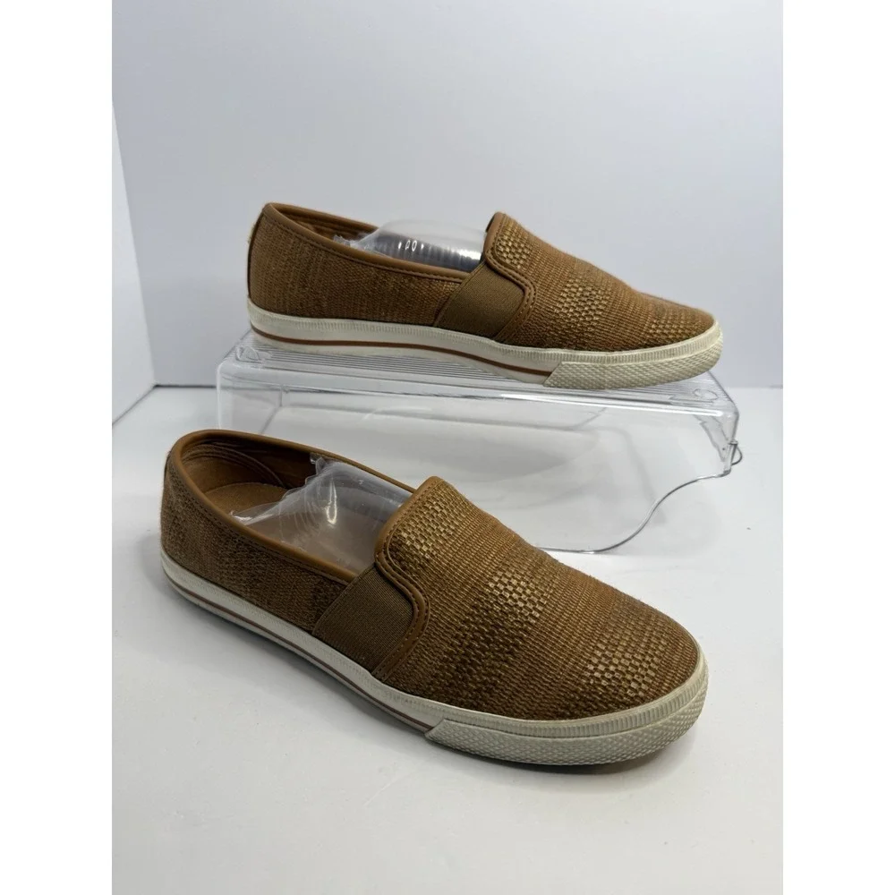 Lauren Ralph Lauren Jinny‎ Slip On Women Size 7 Caramel